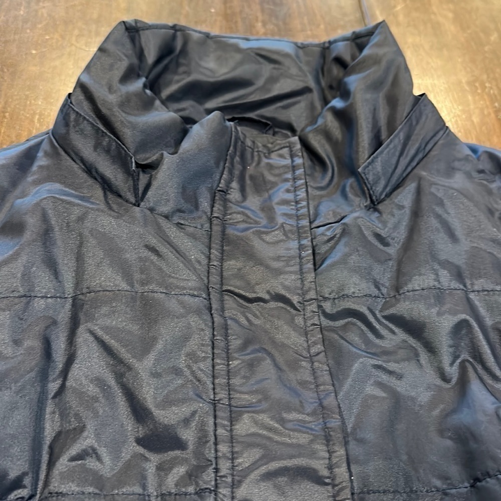Navy Blue. New York and Company puffer jacket, extra small.